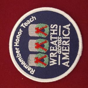 Wreaths Across America iron on patch